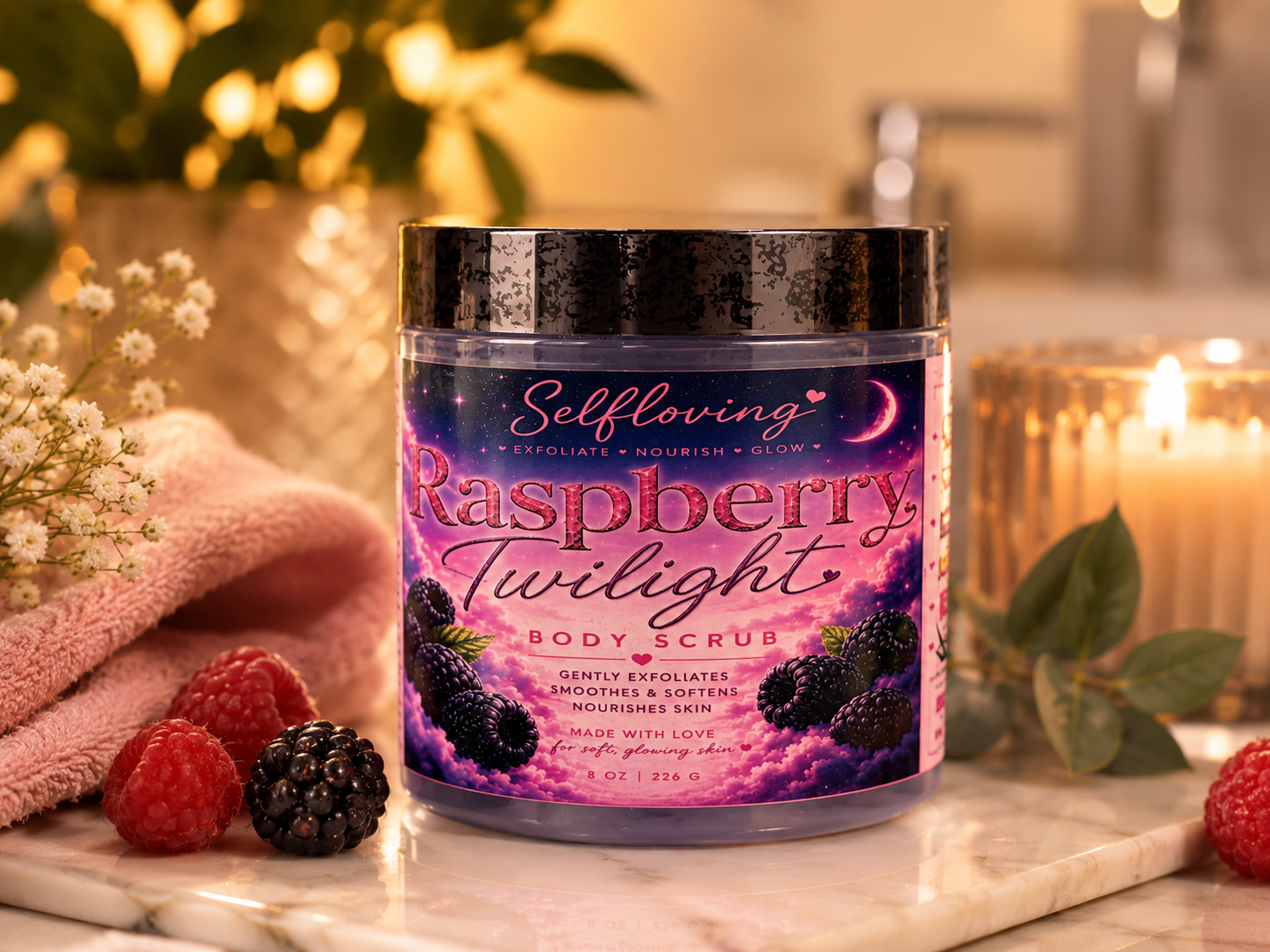 Raspberry Twilight Body Scrub