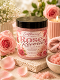 Selfloving Rose Reverie Body Scrub – Exfoliating & Nourishing Rose Sugar Scrub, 8 oz