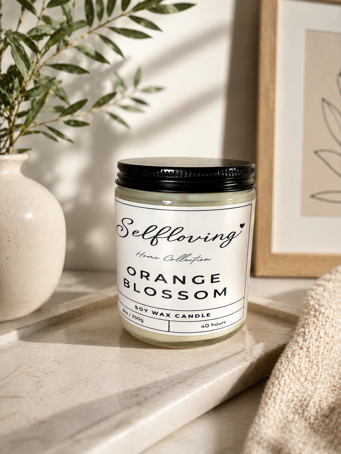 Orange Blossom | Hand-Poured Soy Wax Candle